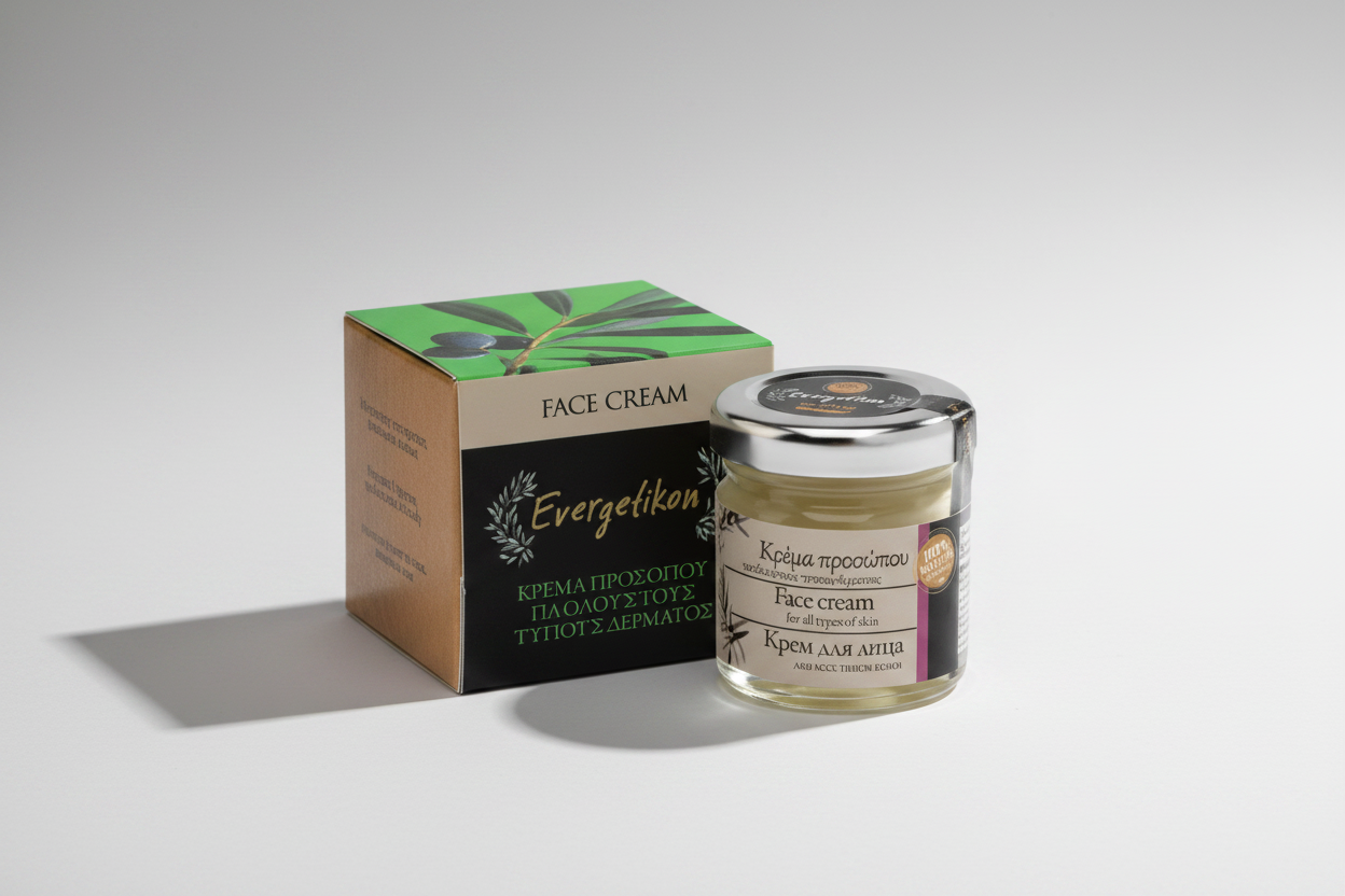 gezichtscreme voor alle huidtypes 100% natuurlijk