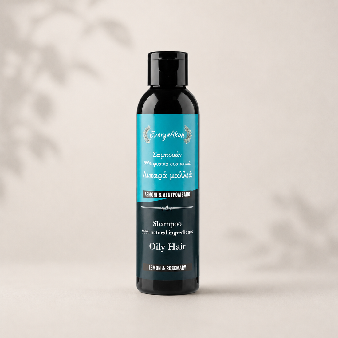 Natürliches Shampoo für fettiges Haar – Evergetikon