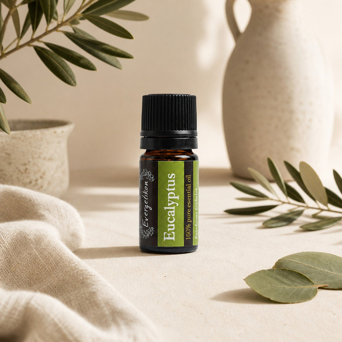 Etherische olie eucalyptus: frisse lucht en heldere ademruimte