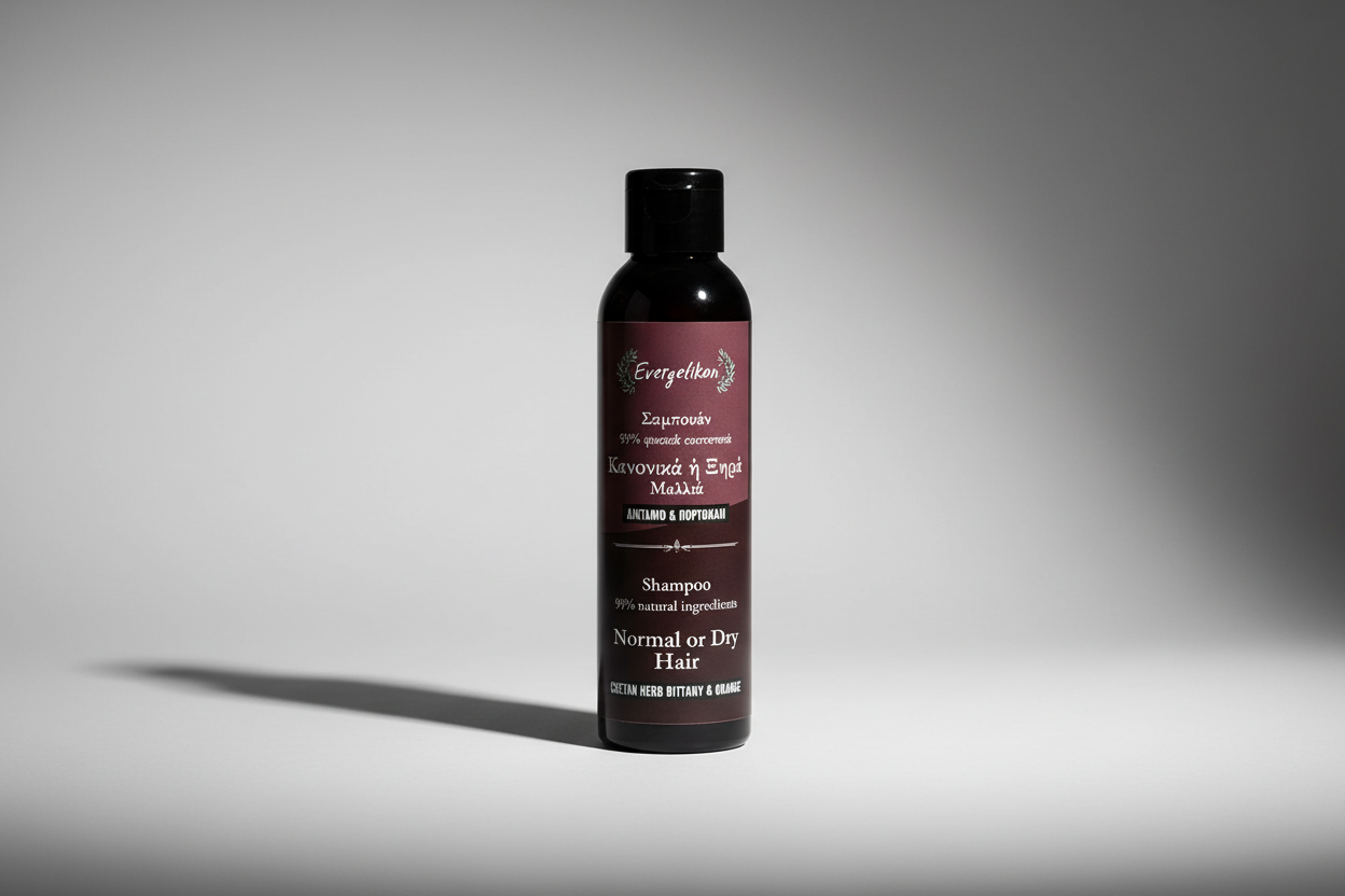 natuurlijke shampoo droog haar evergetikon