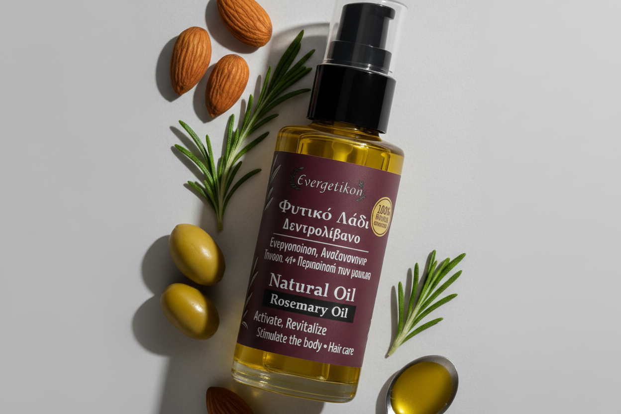 rozemarijn olie haar evergetikon