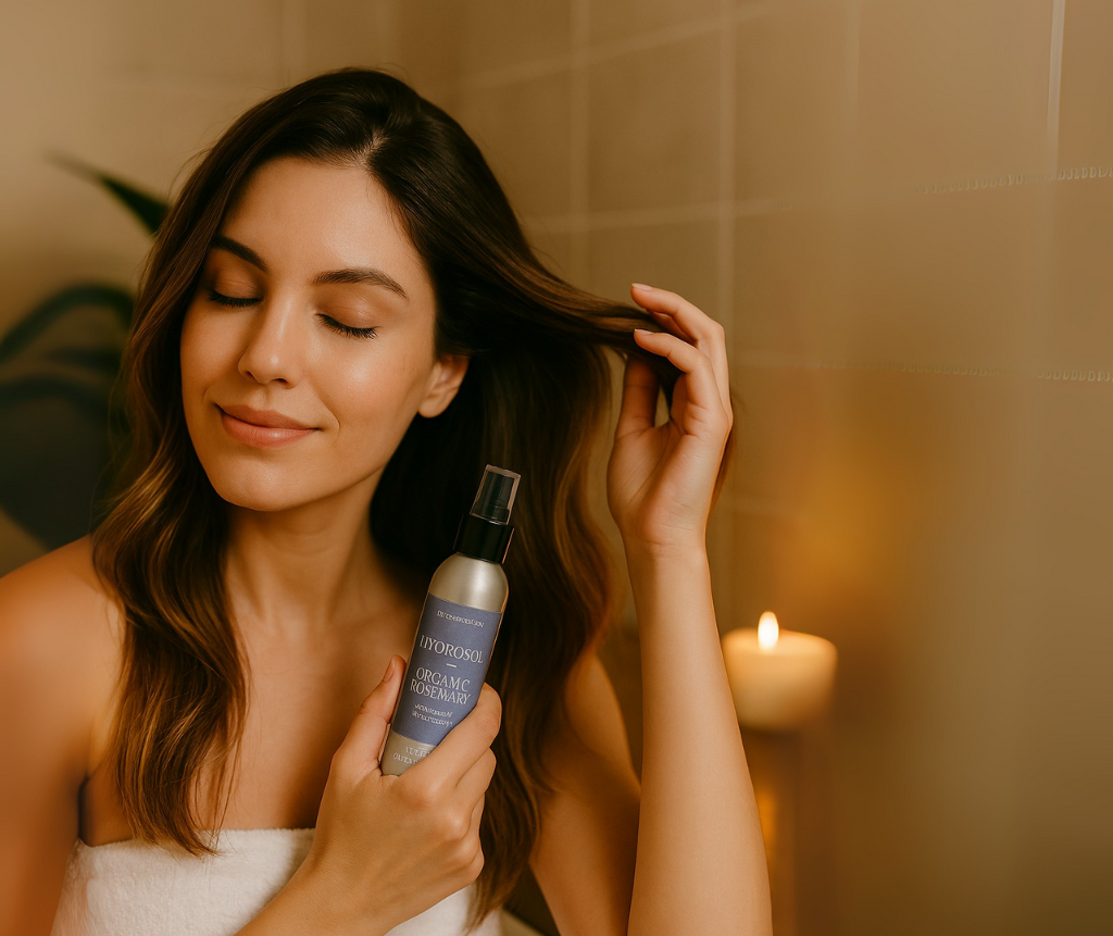 rozemarijn water haar