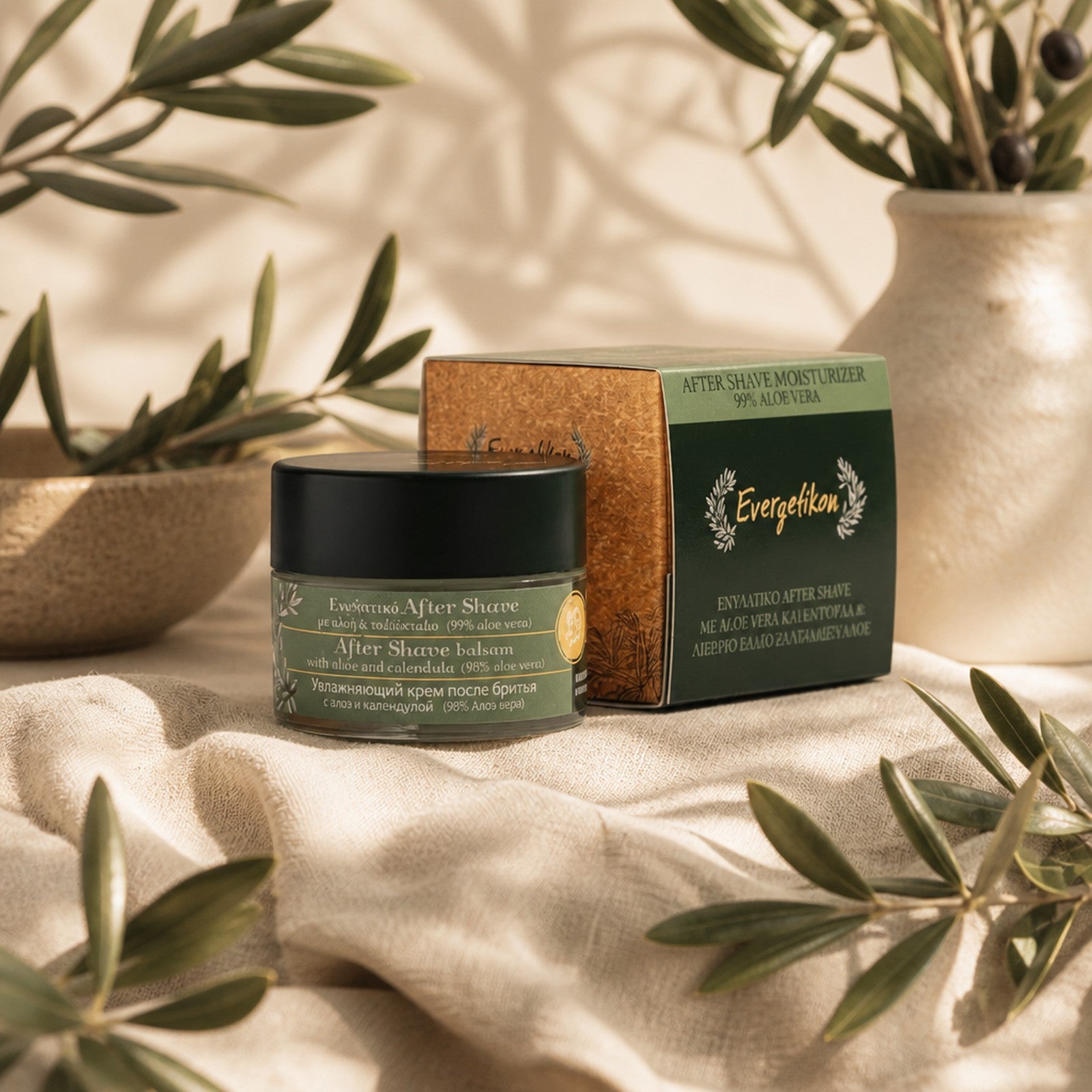 After Shave Gel - Aloë Vera - Evergetikon