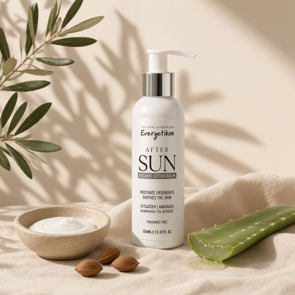 Evergetikon parfumvrije after sun lotion met aloë vera