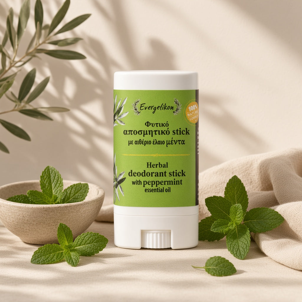 Evergetikon natuurlijke deodorantstick met pepermunt