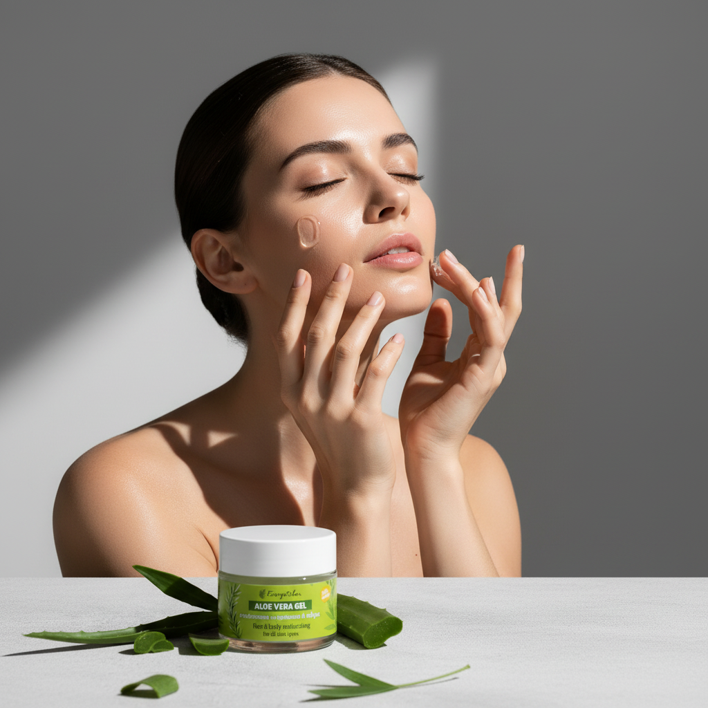 Evergetikon Aloe Vera Gel lifestyle vrouw
