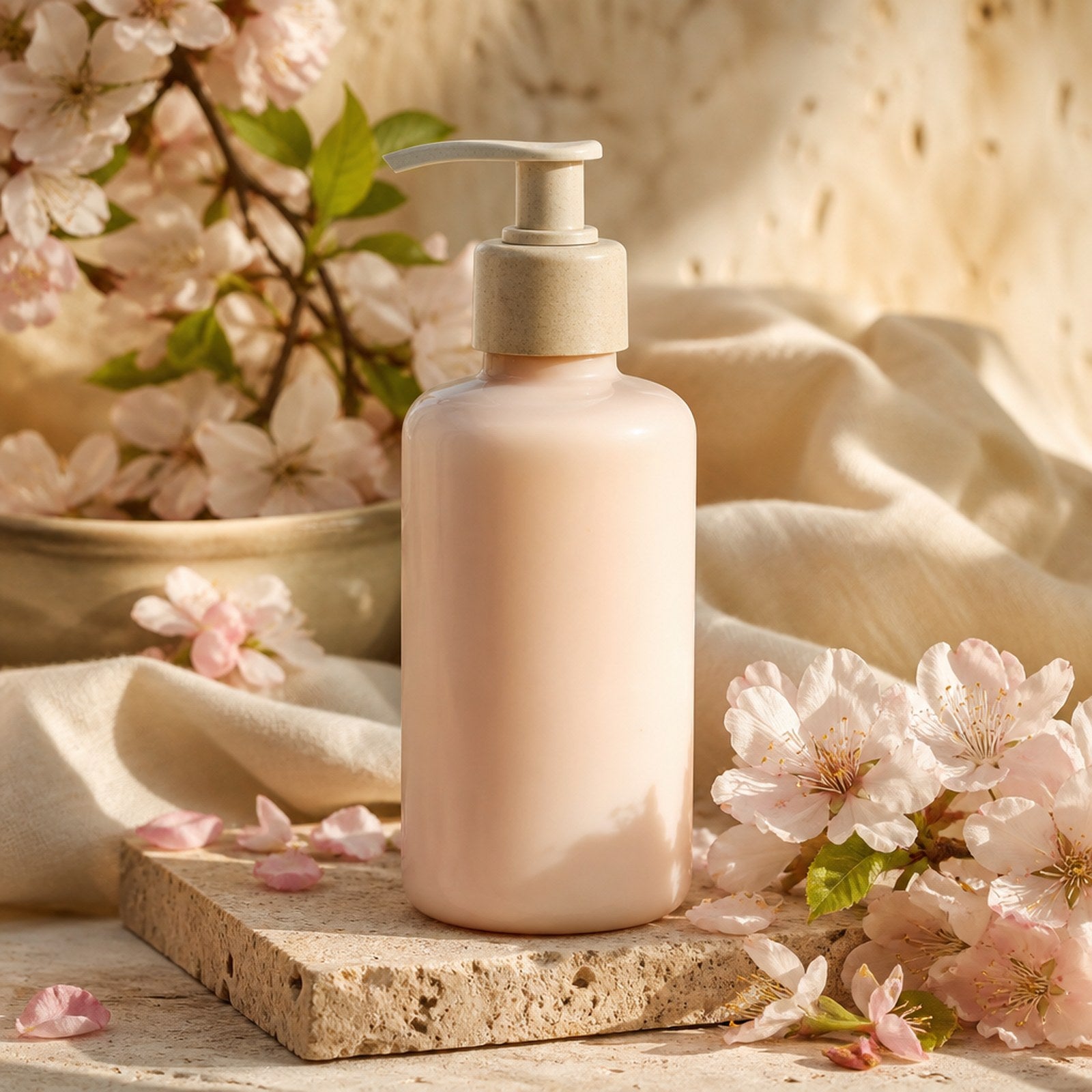 Natuurlijke bodylotion bloesem en collageen — Evergetikon ritueel