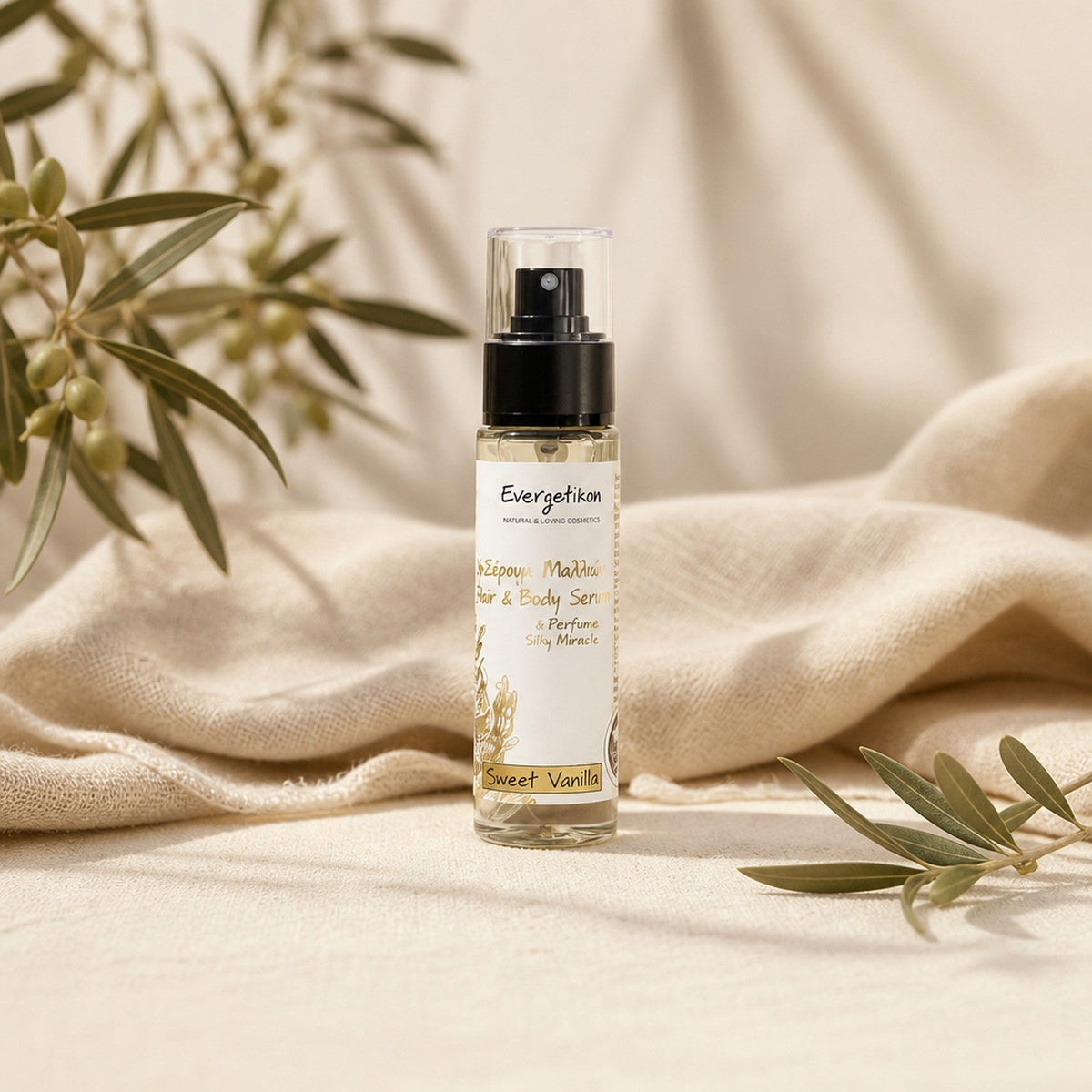 Evergetikon lichaam- en haarserum Vanille