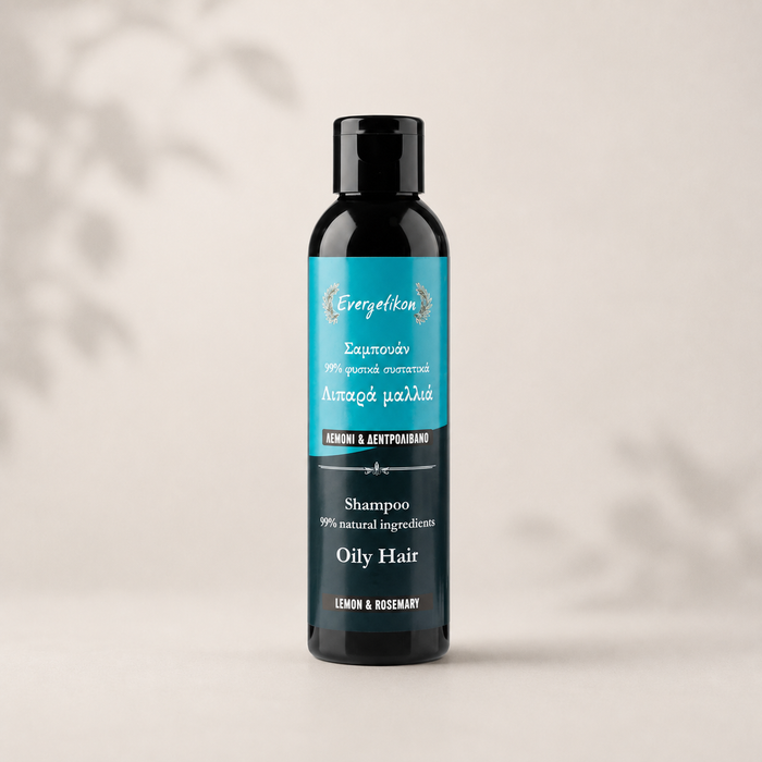 Natuurlijke shampoo voor vet haar - Evergetikon